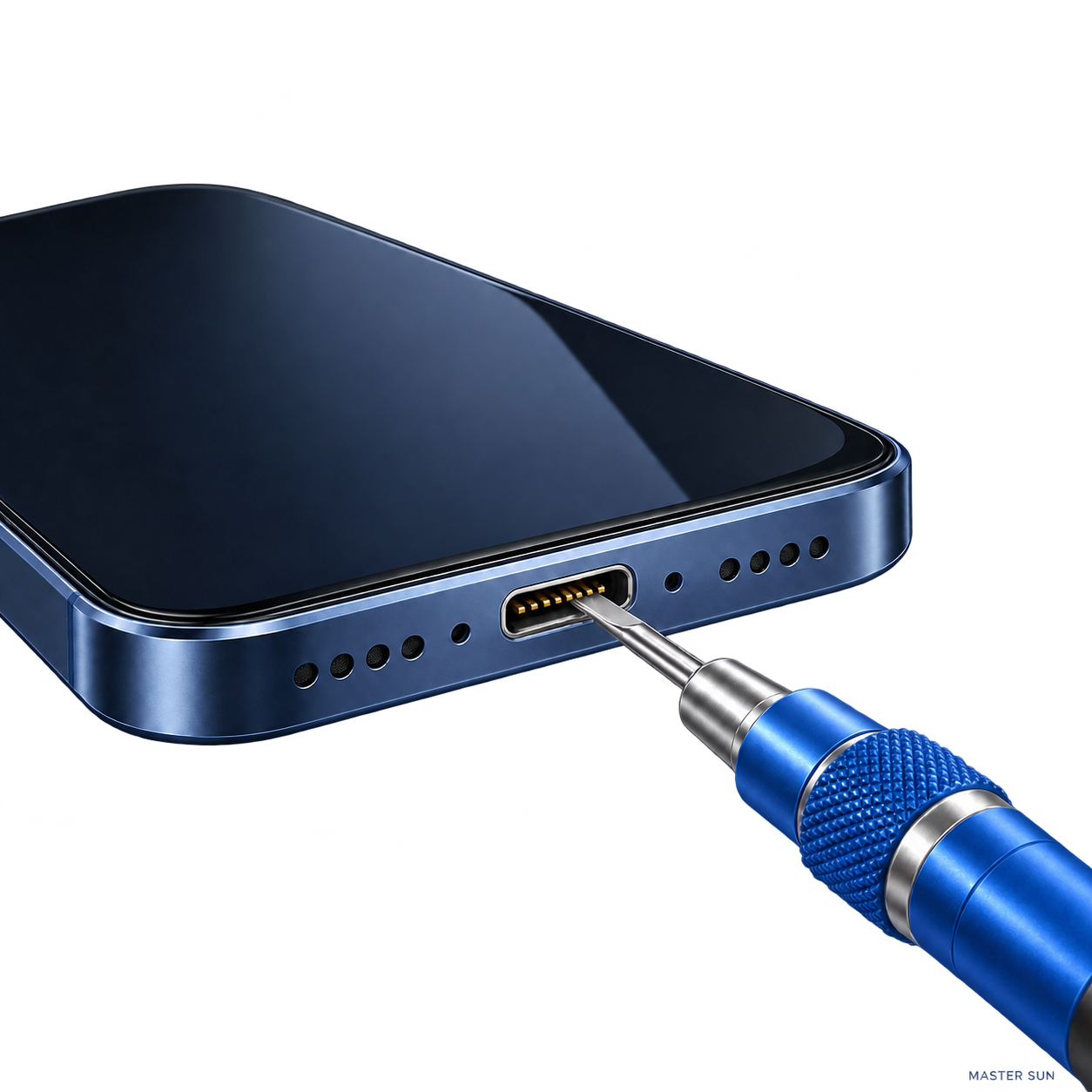 Réparation du connecteur de charge smartphone