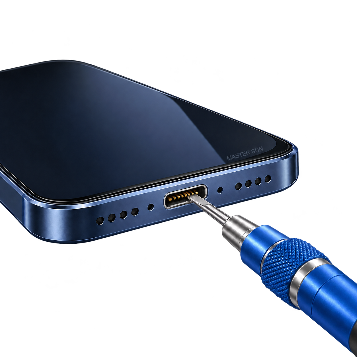 Réparation du connecteur de charge smartphone