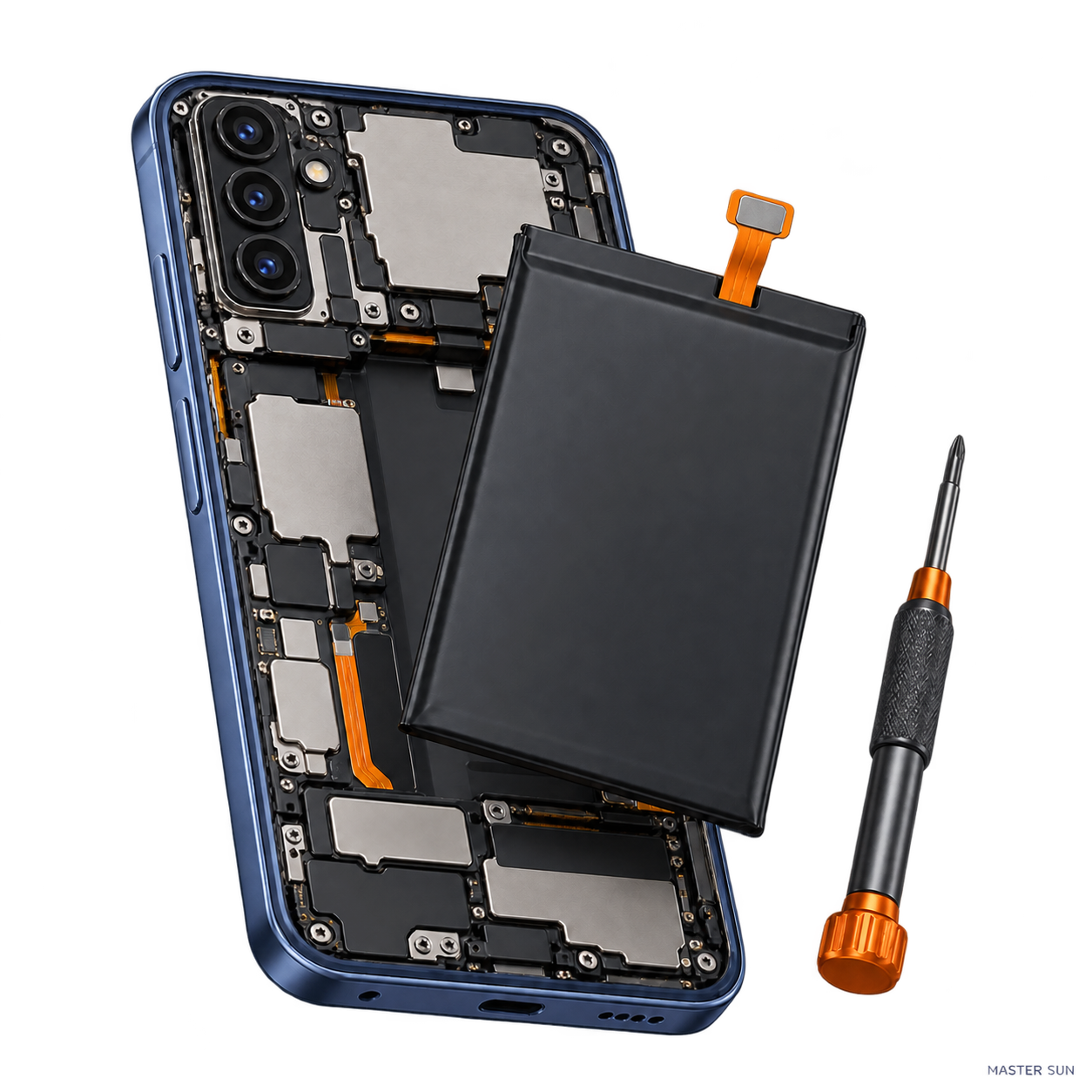 Remplacement de batterie smartphone