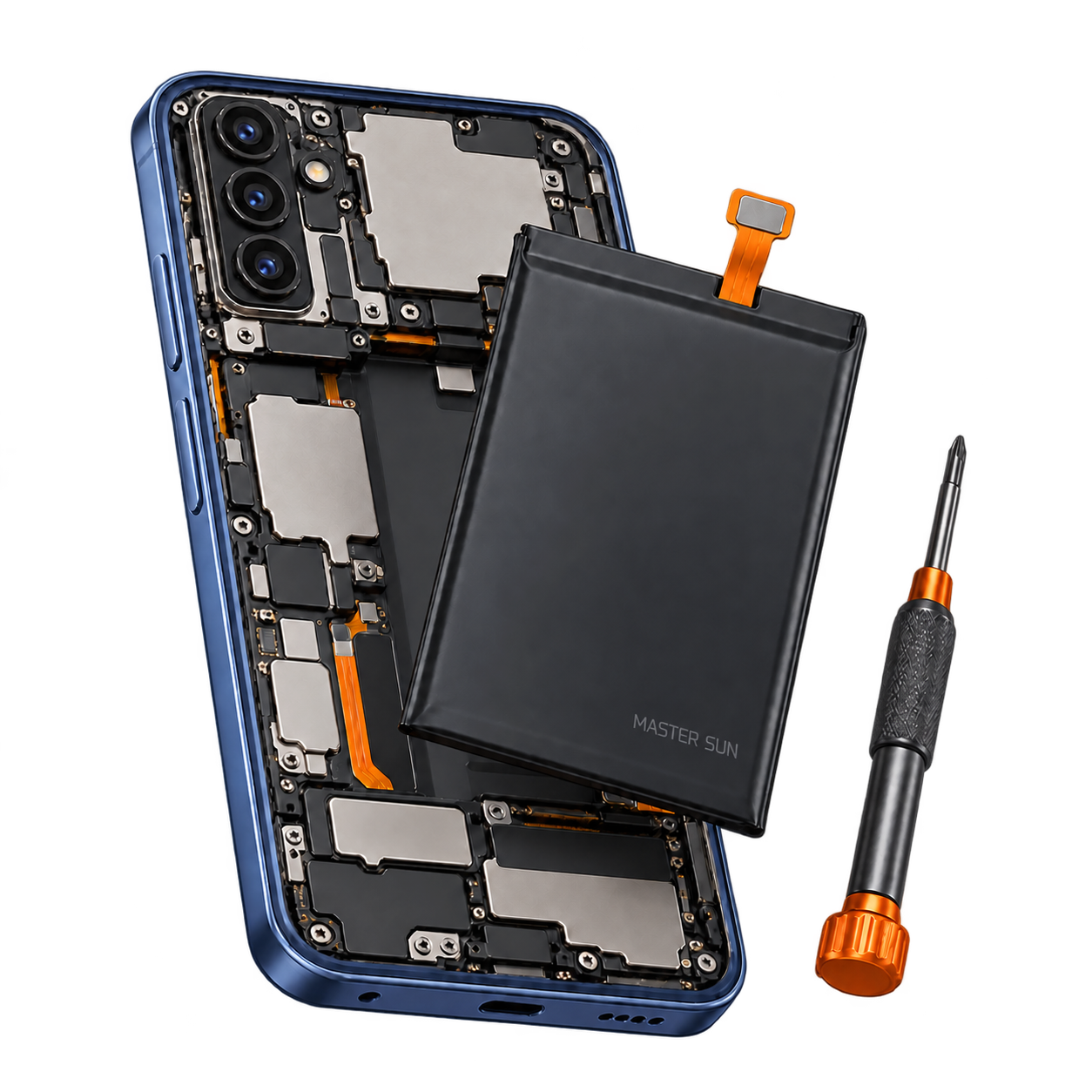 Remplacement de batterie smartphone